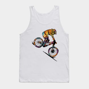 Mountain Bike Silhouette BMX MTB Downhill Gift Idea Tank Top